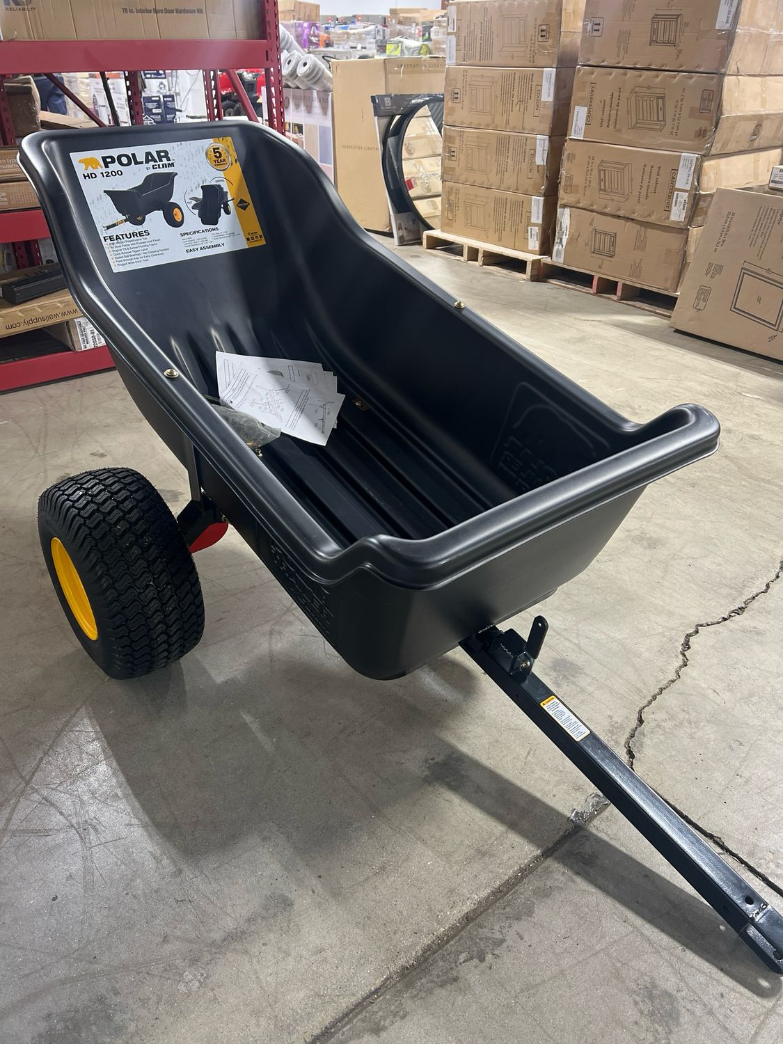 Polar 1200 lb Dump Cart Polar 1200 lb Dump Cart